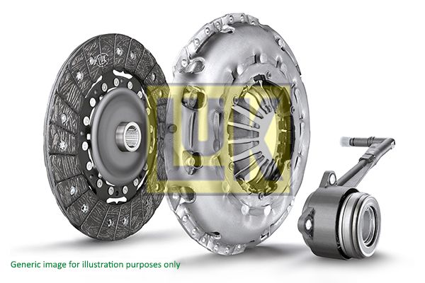 LUK 624327833 | Debriyaj Seti Crafter 2.5 TDI 240mm 109Ps Bjk Bjj Ceba Cebb Bjl Ceca 06-Rulmanlı